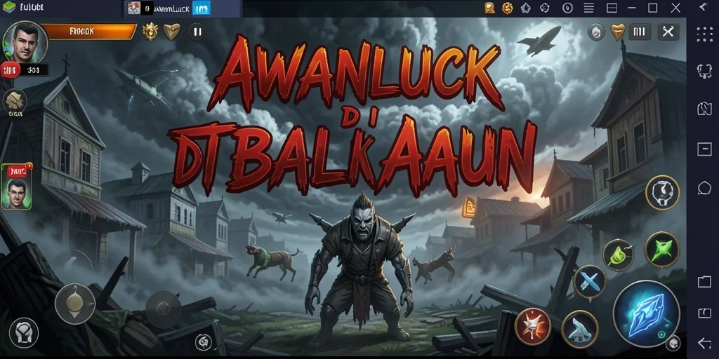 Gameplay menyeramkan AWANLUCK dengan suasana yang menakutkan.