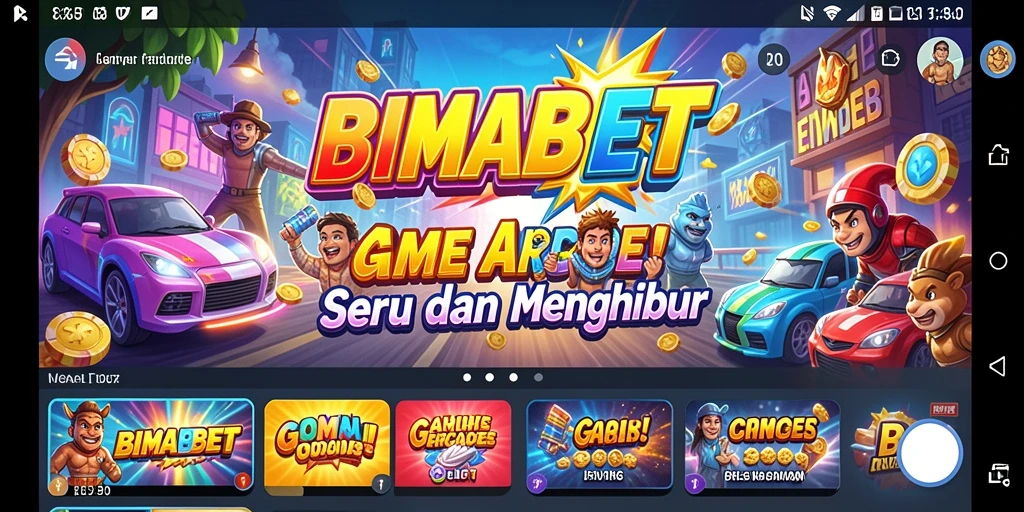 Screenshot gameplay BIMABET menunjukkan aksi seru dan grafis menawan.