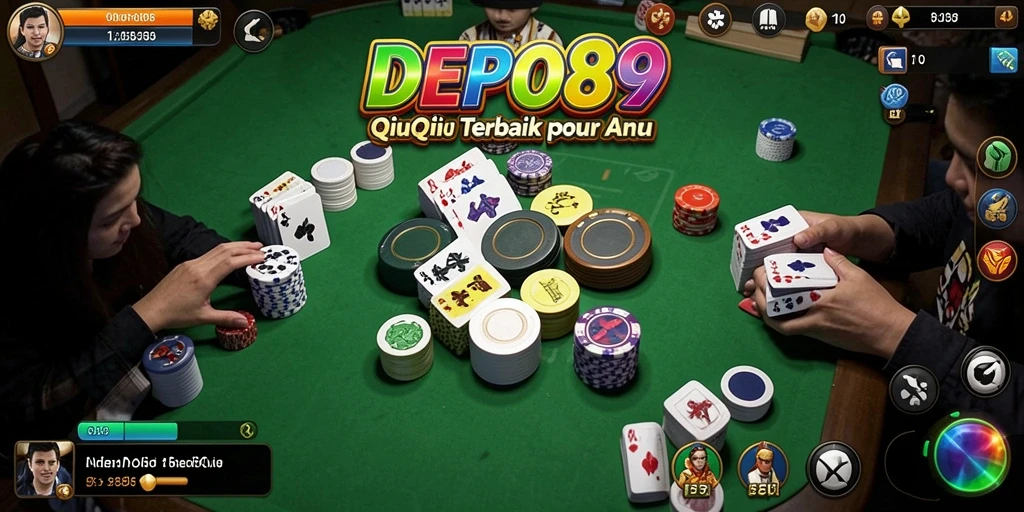 Tampilan gameplay menarik dari DEPO89 dalam permainan QiuQiu.