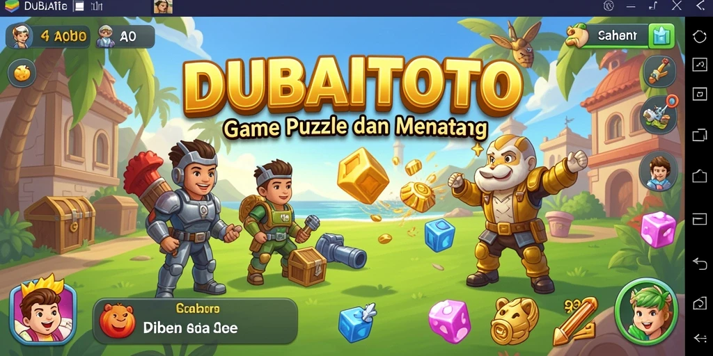 Tampilan gameplay DUBAITOTO yang seru dan menantang.