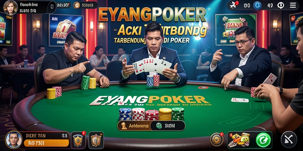 Menampilkan gameplay seru dan kompetitif dari EYANGPOKER.