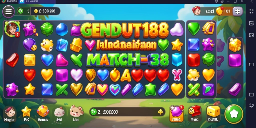 Tampilan menarik dari gameplay GENDUT188 yang penuh warna.