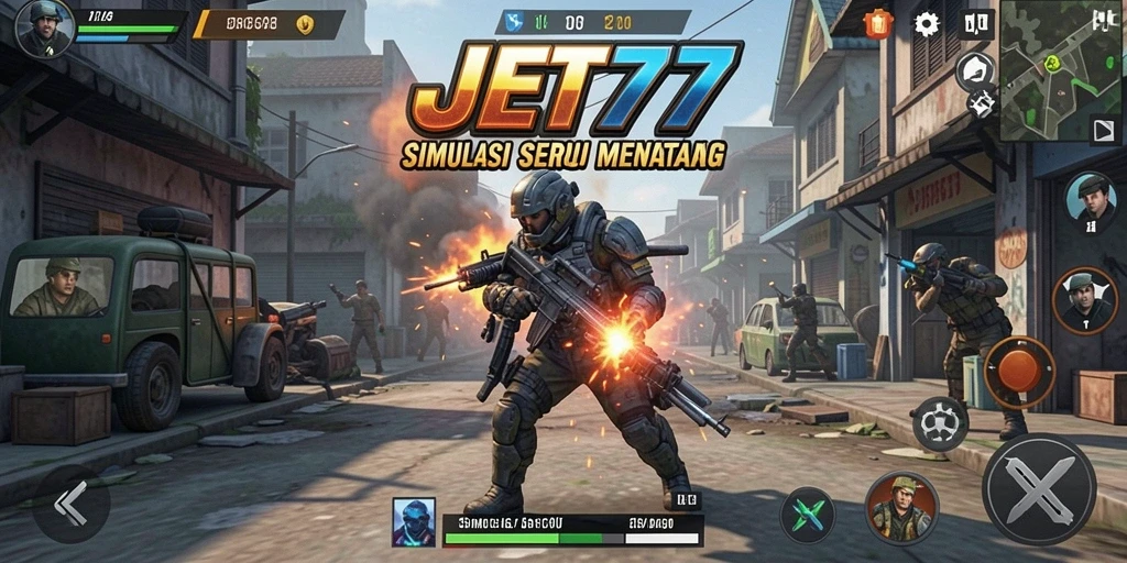 Tampilan menarik dari gameplay JET77 yang penuh tantangan.
