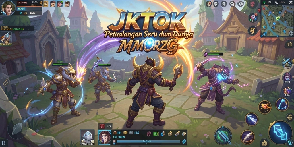 Tampilan gameplay JKTOK yang seru dan memukau.