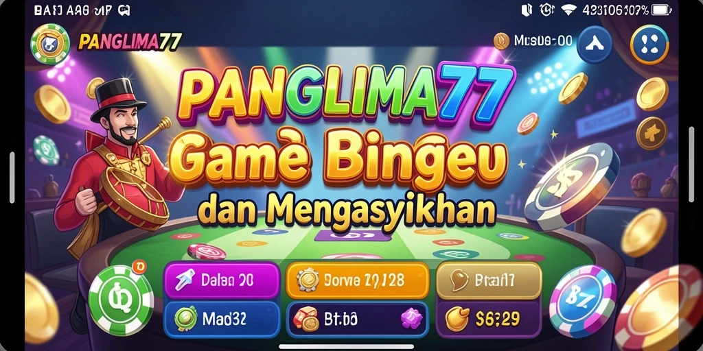 Tampilan menarik permainan Bingo di PANGLIMA77.