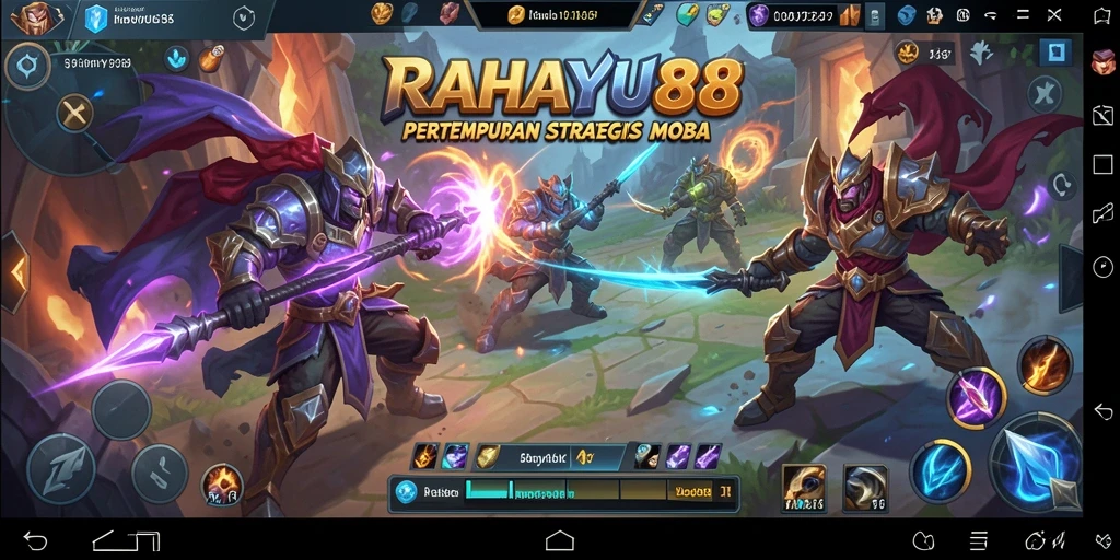 Tampilan gameplay seru di RAHAYU88 dengan karakter yang aktif.