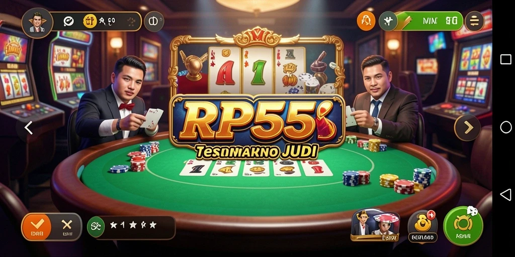 Screenshot RP55 menampilkan permainan Kasino yang seru dan menarik.