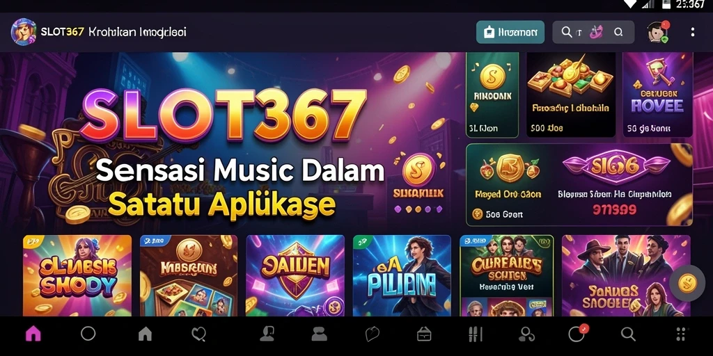 Tampilan gameplay SLOT367 yang menarik dengan berbagai pilihan lagu.
