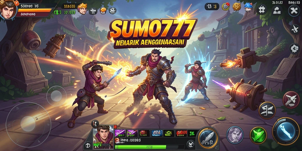 Tampilan menarik dari gameplay SUMO777 dengan strategi pertarungan yang mendebarkan.
