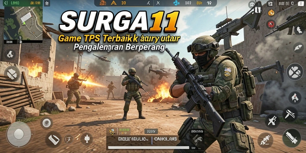 Tampilan gameplay SURGA11 yang menegangkan dan grafis menawan.