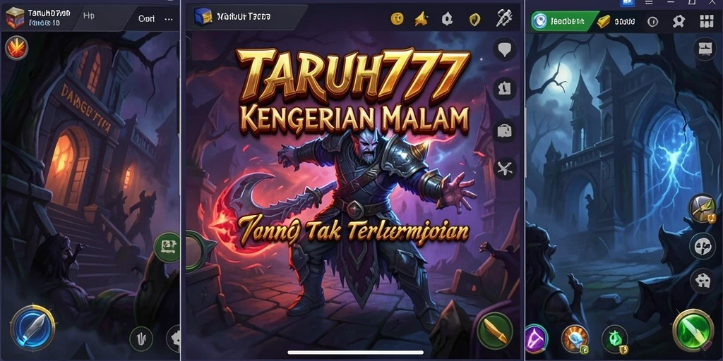 Tampilan menakutkan dari gameplay TARUH777 yang mencekam.